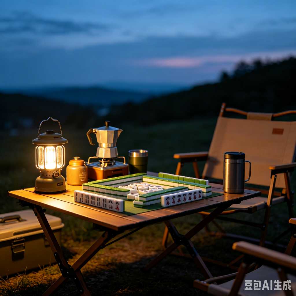 vivid color print mahjong set