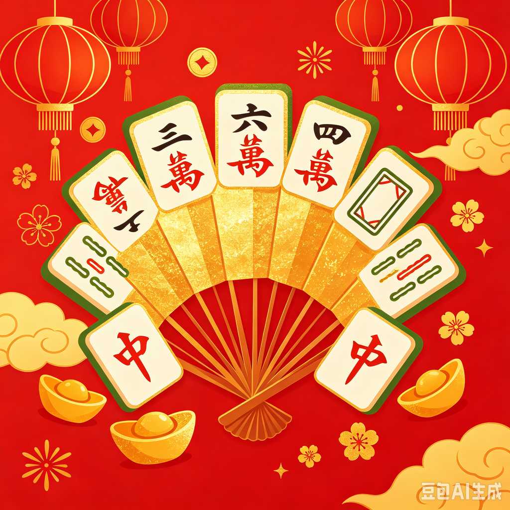 pattern printed mahjong packaging