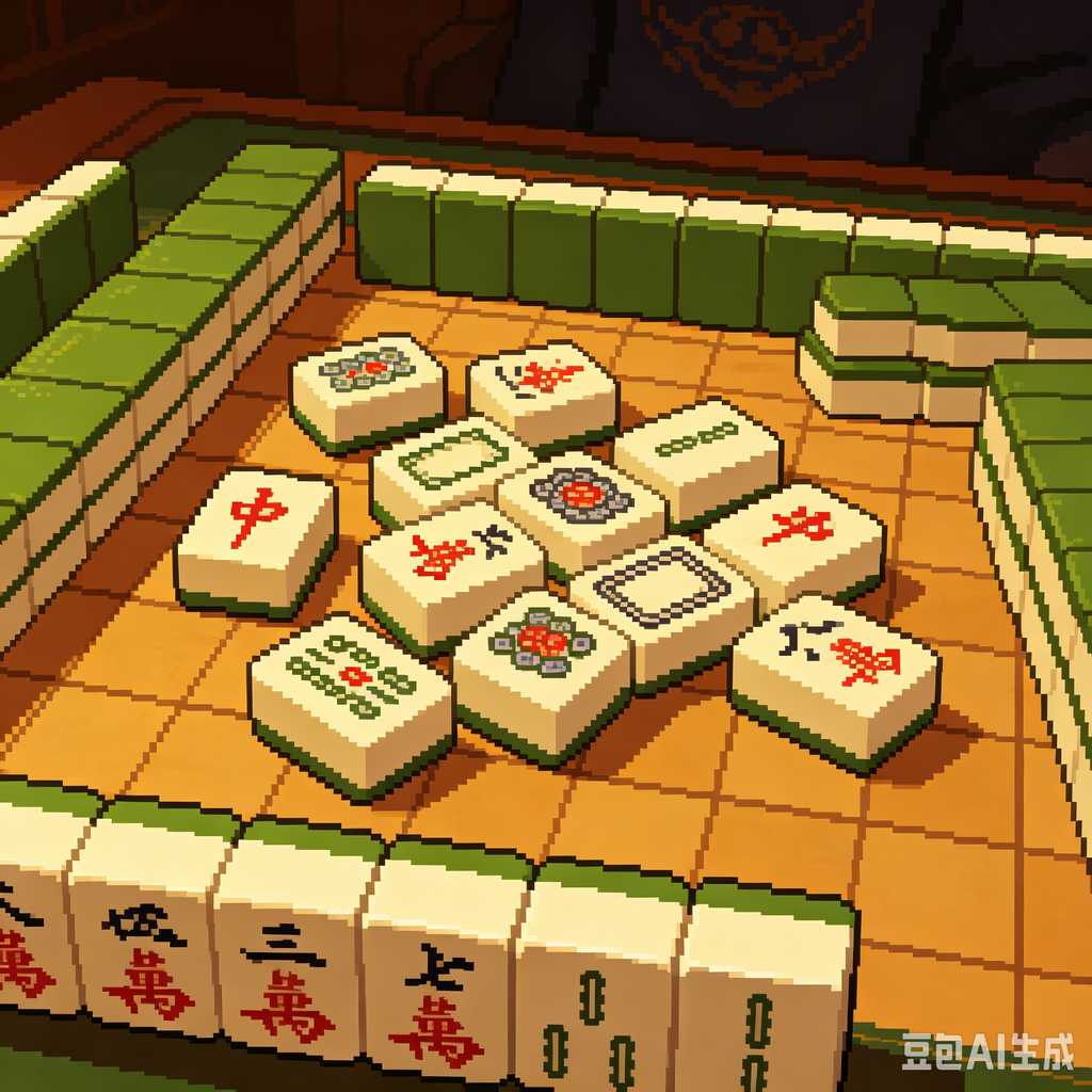 gold accent mahjong set