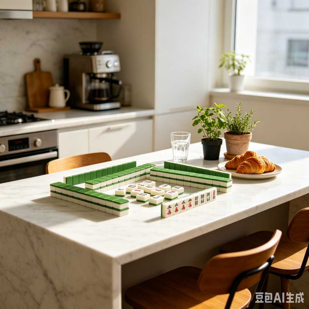 colorful mini mahjong tiles