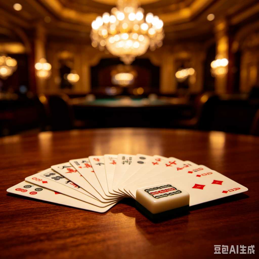 stylish text mahjong set