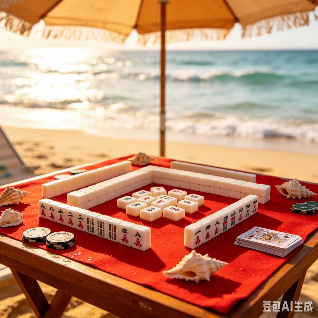 simulated ivory mahjong set